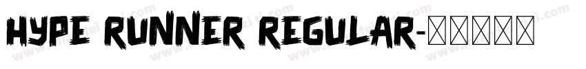 Hype Runner Regular字体转换